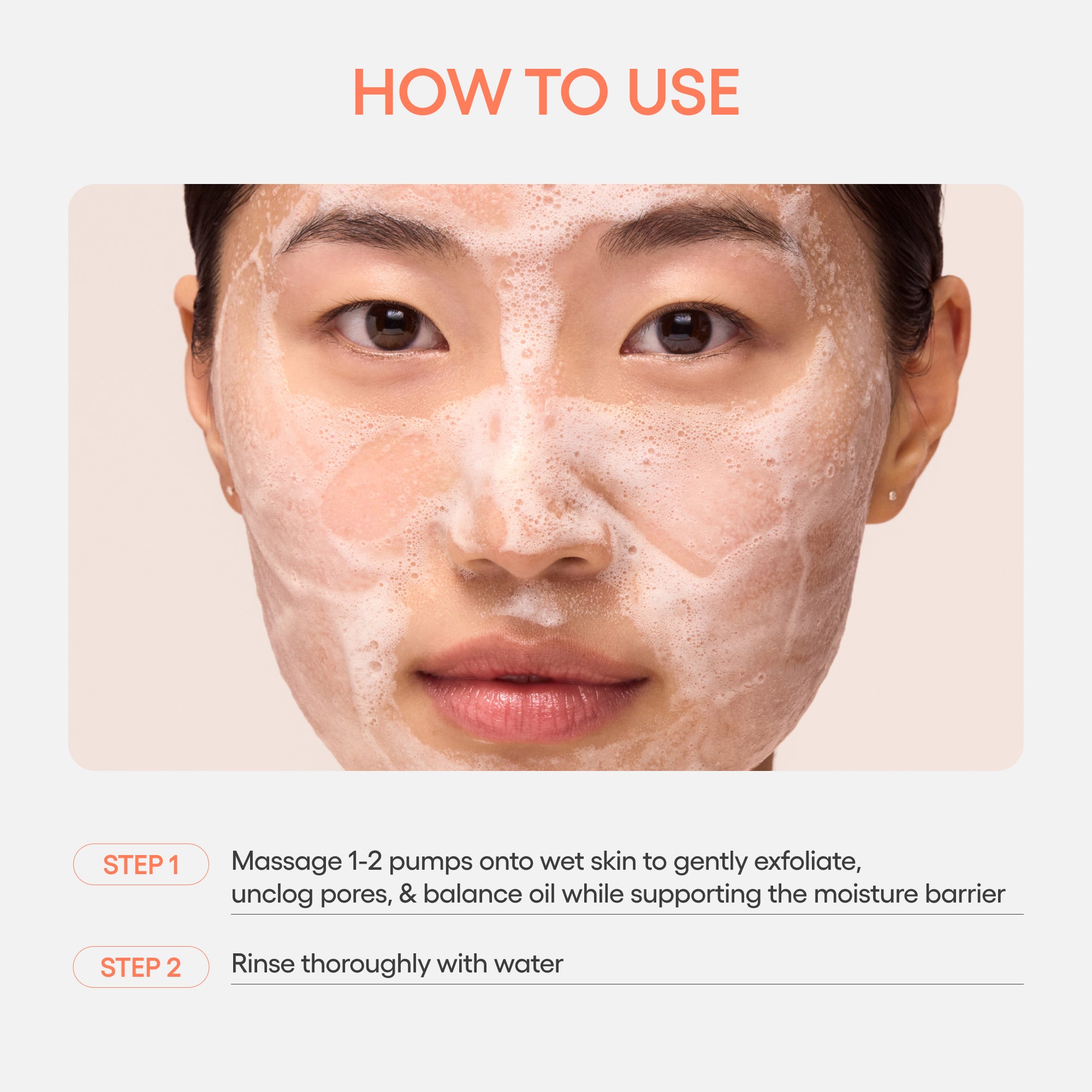 Balance Mode Rice Foaming Deep Cleanser - Image 8