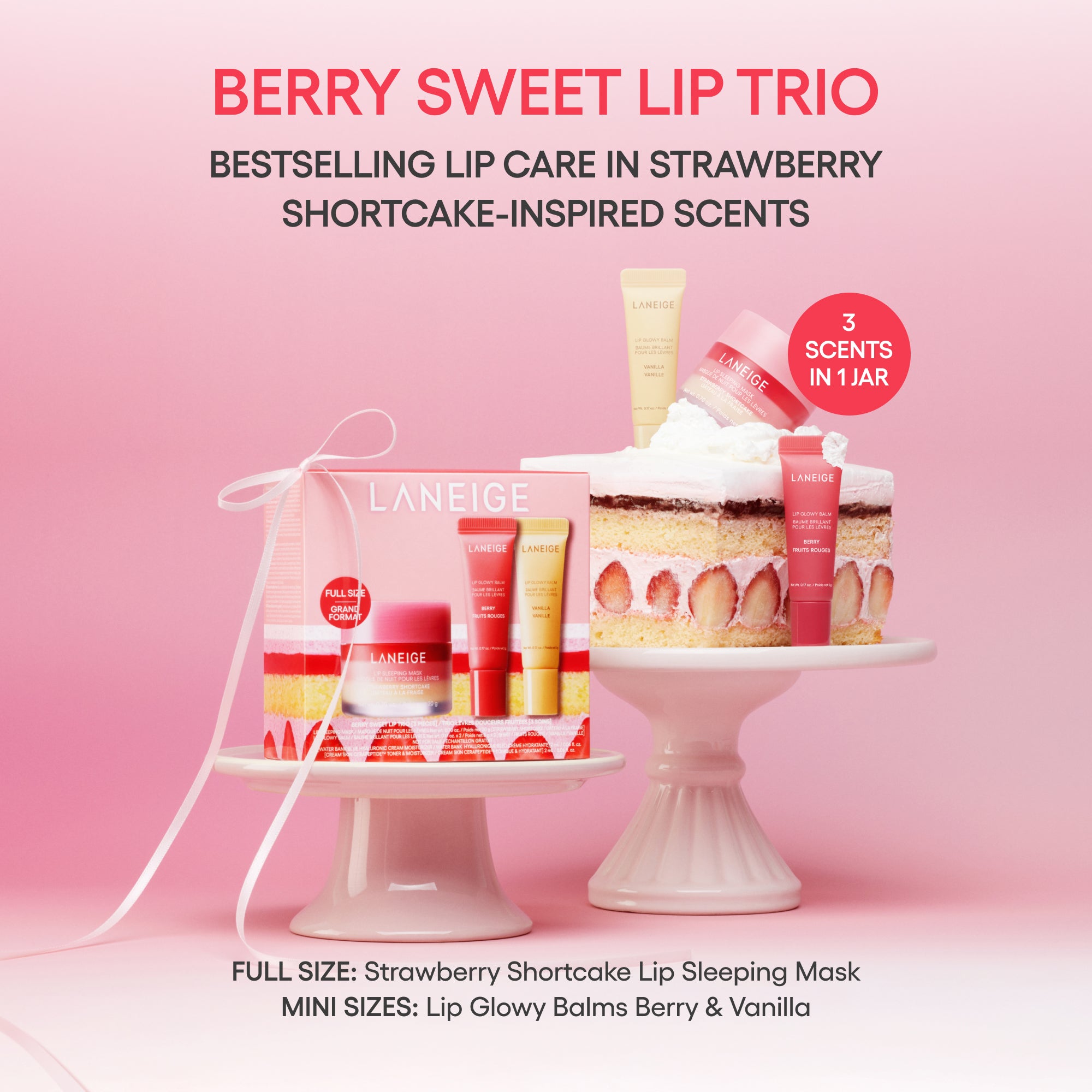 Alternative view of Berry Sweet Lip Trio